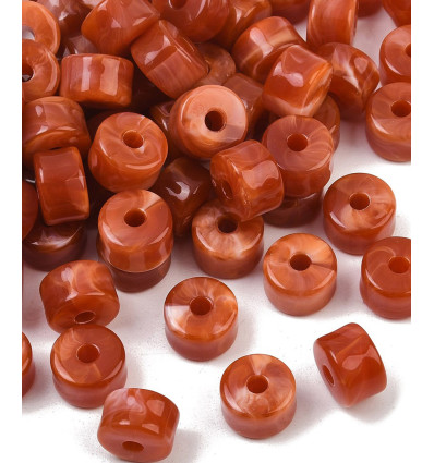 12x8mm - Perle colonne acrylique