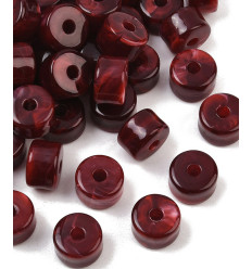 12x8mm - Perle colonne acrylique
