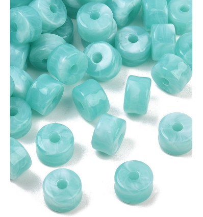 12x8mm - Perle colonne acrylique
