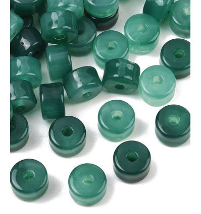 12x8mm - Perle colonne acrylique