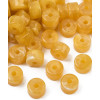 Lot de perles petits fleurs margueritte en acrylique (20pcs)