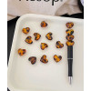 Lot de perles petits fleurs margueritte en acrylique (20pcs)