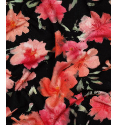 Jersey de viscose fleurs