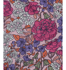 Jersey de coton - fleurs