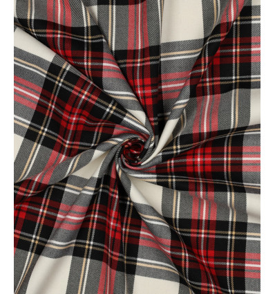 Tartan check rouge/noir