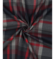 Tartan check rouge/noir