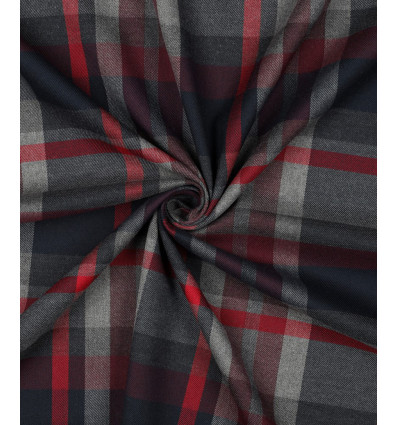Tartan check rouge/noir