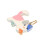 Pendentif chat tricolore