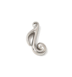 Pendentif oeil articulé + zircon vert