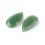 Goutte à facette "onyx vert"