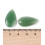 Goutte à facette "onyx vert"