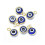 pendentif oeil de protection émaillé