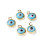 pendentif oeil de protection émaillé