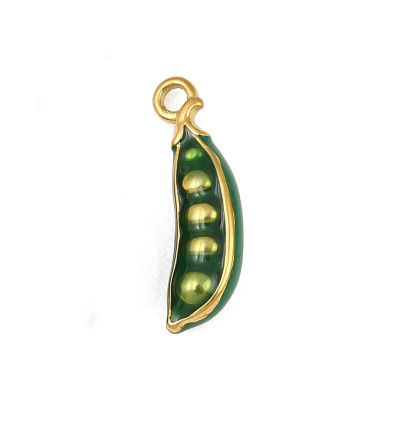 Pendentif petit pois émaillé