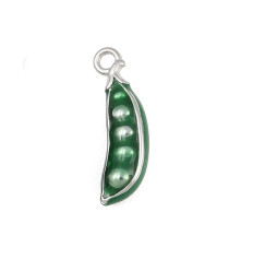 Pendentif petit pois émaillé