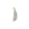Pendentif oeil articulé + zircon vert