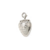 Pendentif oeil articulé + zircon vert