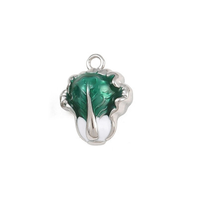Pendentif choux chinois émaillé