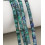 4mm - Chapelet Heishi en pierre (Chrysocolle & Lapise lazuli)