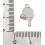 Pendentif raquette ping pong