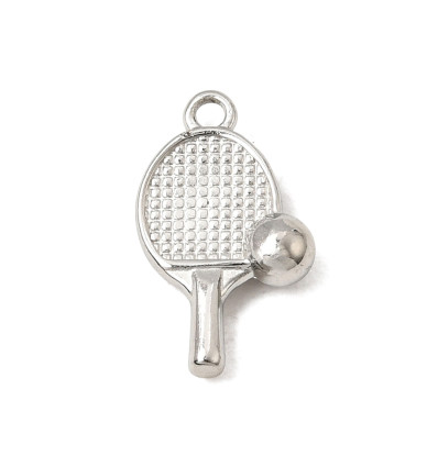 Pendentif raquette ping pong