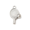 Pendentif oeil articulé + zircon vert