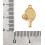 Pendentif raquette ping pong