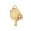 Pendentif raquette ping pong