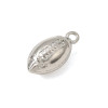 Pendentif oeil articulé + zircon vert