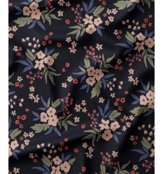 Tissu jacquard bio "Leaf" - Mind The Maker
