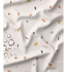 Tissu imperméable terrazzo