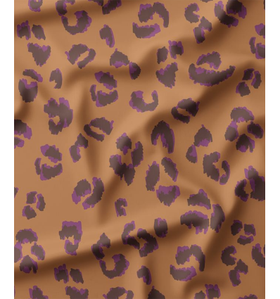 Tissu imperméable léopard écureuil