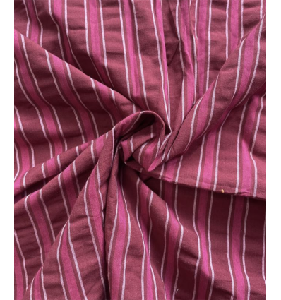 Tissu jacquard bio "Leaf" - Mind The Maker