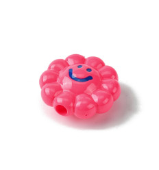23mm - Grosse perle fleur smiley