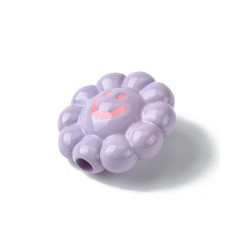 23mm - Grosse perle fleur smiley