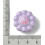23mm - Grosse perle fleur smiley