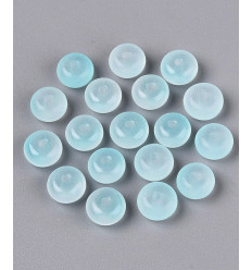 8.5x4.5mm - Perle en verre change de couleur aux UV