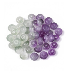 8.5x4.5mm - Perle en verre change de couleur aux UV