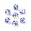 8mm - perle ronde en porcelaine
