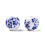 10mm - perle ronde en porcelaine