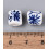 11x8mm - perle tube en porcelaine