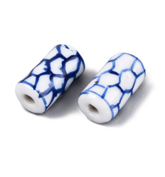 9x16mm - perle tube en porcelaine