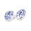 16x12mm - perle ovale en porcelaine