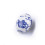19x14mm - perle ovale en porcelaine