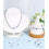 6mm - perle ronde en porcelaine