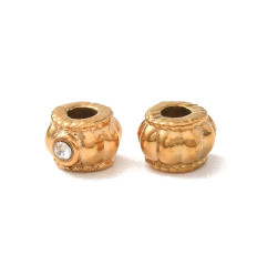 Pendentif intercalaire rondelle + zirconium