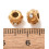 Pendentif intercalaire rondelle + zirconium