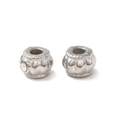 Pendentif intercalaire rondelle + zirconium