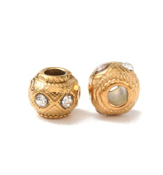 Pendentif intercalaire ronde + zirconium