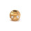 Pendentif intercalaire ronde + zirconium